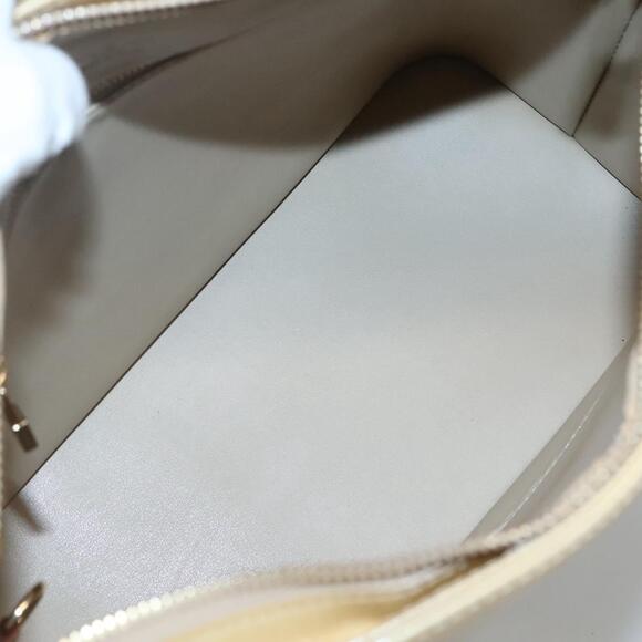 LOUIS VUITTON Monogram Vernis Houston Hand Bag Beige M91004 - Picture 11 of 16